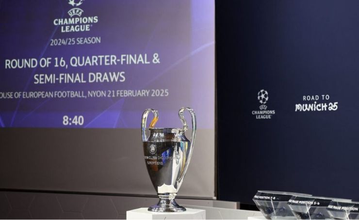 Sorteo de los 8vos de final de la Champions League