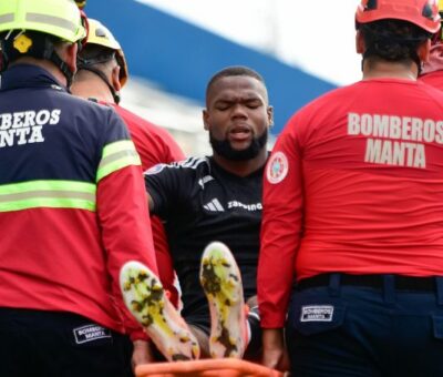 Emelec anunció el diagnostico de Justin Mina