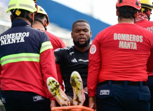 Emelec anunció el diagnostico de Justin Mina