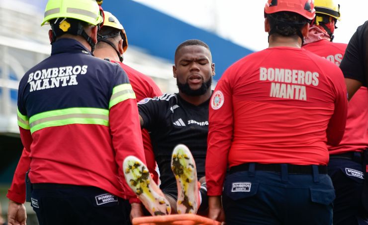 Emelec anunció el diagnostico de Justin Mina