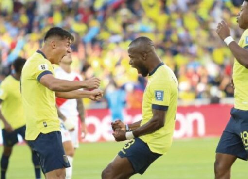 Enner Valencia celebración Ecuador