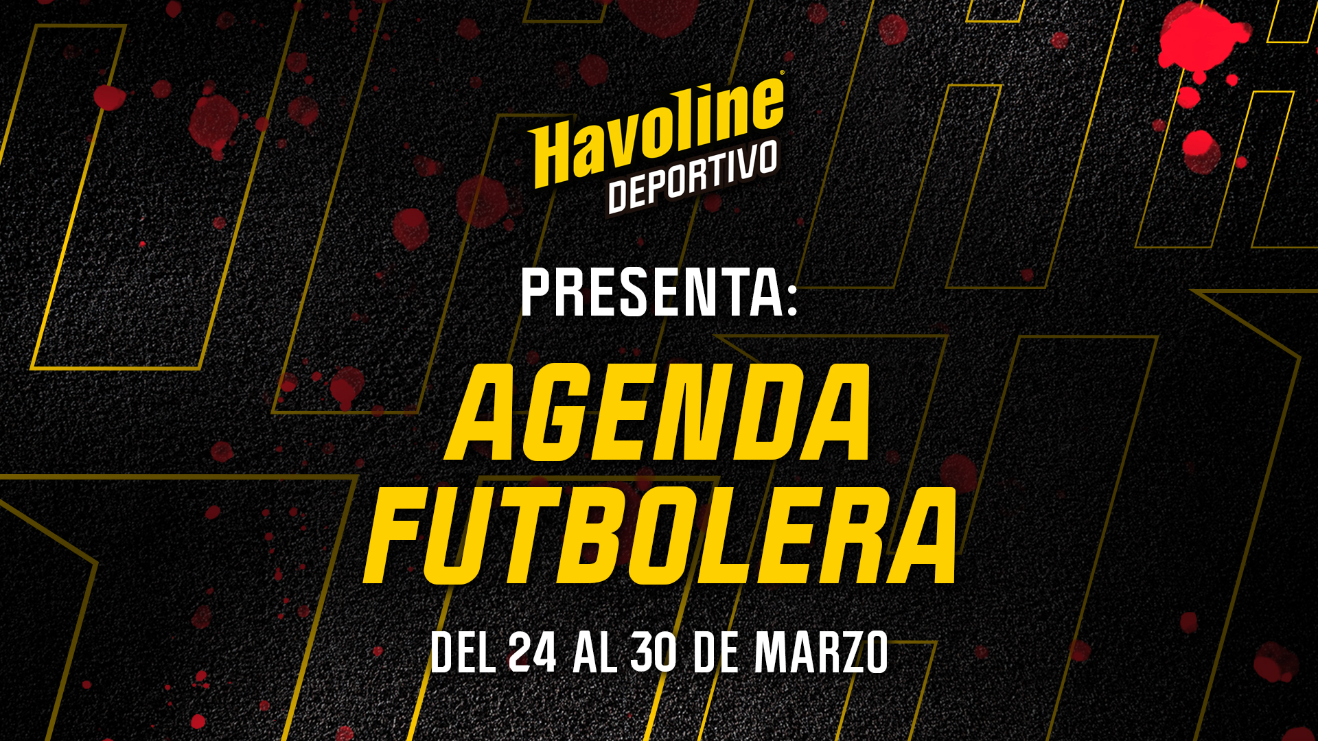 AGENDA FUTBOLERA de Havoline Deportivo del 24 al 30 de marzo: - Se juega una nueva jornada de las Eliminatorias Sudamericanas.