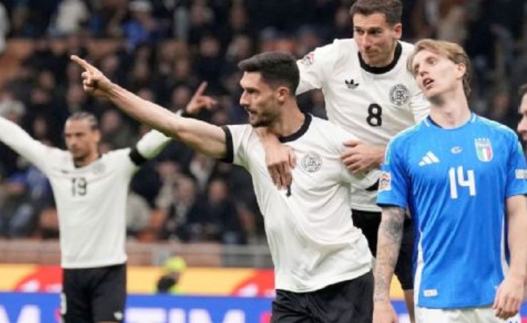 Alemania le pega a Italia en condición de visitante, y venció 1-2 por la UEFA la Nations League.