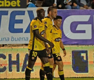 Barcelona Sporting Club logró vencer por la minima diferencia a Técnico Universitario en el estadio Bellavista.