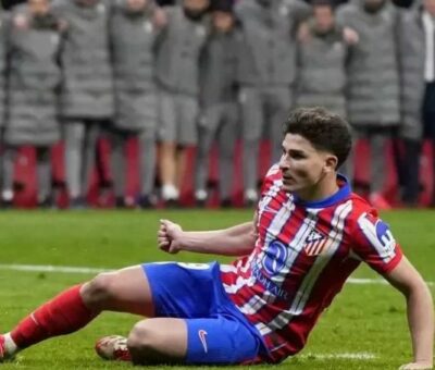 Julián Álvarez tuvo una polémica en la tanda de penales de Champions