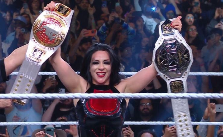 Stephanie Vaquer se consagró doble campeona en NXT